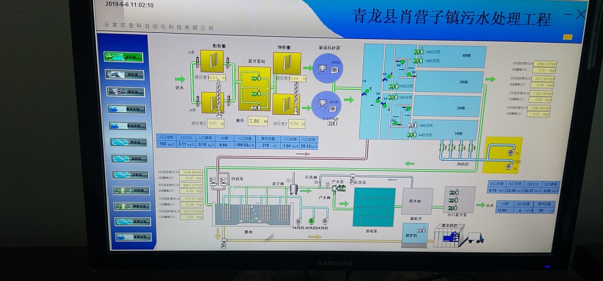 秦皇岛青龙污水处理厂